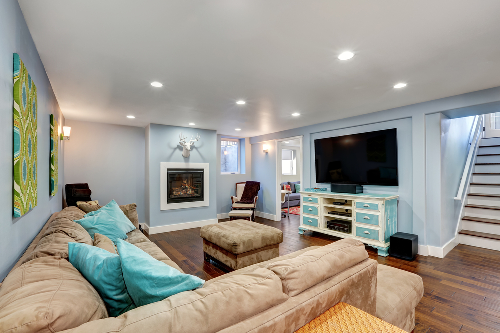 basement with nice windows